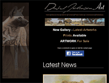 Tablet Screenshot of davidjohnsonart.com